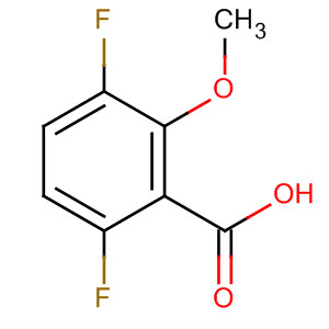 Benzoic acid, 3,6-difluoro-2-methoxy-结构式