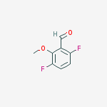 Structure of 3,6-DIFLUORO-2-METHOXYBENZALDEHYDE