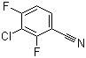 3-氯-2,4-二氟苯腈结构式