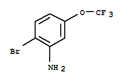Structure of 2-BROMO-5-(TRIFLUOROMETHOXY)ANILINE