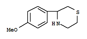 Structure of 3-(4-Methoxy-phenyl)-thiomorpholine