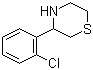 Structure of 3-(2-CHLOROPHENYL) THIOMORPHOLINE