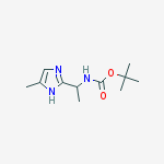 [1-(5-METHYL-1H-IMIDAZOL-2-YL)-ETHYL]CARBAMIC ACID TERT-BUTYL ESTER结构式