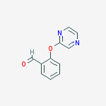Structure of 2-[(PYRAZIN-2-YL)OXY]BENZALDEHYDE