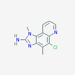 Structure of 2-AMINO-5-CHLORO-3,4-DIMETHYL-3H-IMIDAZO[4,5-F]QUINOLINE