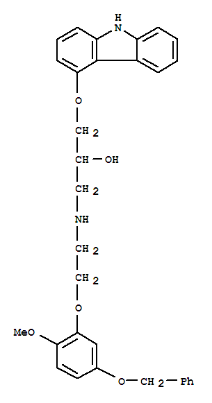 Structure of 5-BENZYLOXY-CARVEDILOL