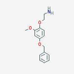 Structure of 2-(4-BENZYLOXY-2-METHOXYPHENOXY)-ETHYLAMINE