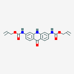 diprop-2-en-1-yl (9-oxo-9,10-dihydroacridine-3,6-diyl)biscarbamate结构式