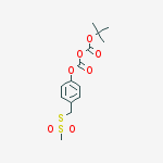Structure of Tert-butyl [4-(methylsulfonylsulfanylmethyl)phenoxy]carbonyl Carbonate