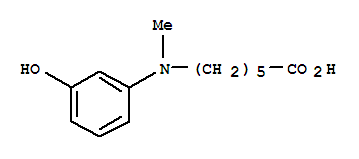 Structure of 3-[HYDROXY-N-(METHYL)-N-(5-CARBOXYPENTYL)]-ANILINE
