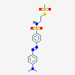 Structure of Dabsylaminoethyl Methanethiosulfonate
