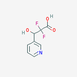 Structure of 2,2-DIFLUORO-3-HYDROXY-(3-PYRIDYL)PROPIONIC ACID