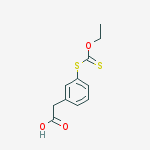 Structure of 3-ETHOXYTHIOCARBONYLSULFAMYL-PHENYL ACETIC ACID