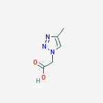 Structure of 2-(4-methyl-1H-1,2,3-triazol-1-yl)acetic acid