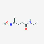 Structure of 4-HYDROXYIMINO-PENTANOIC ACID ETHYLAMIDE