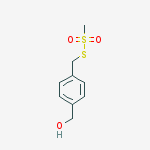 Structure of 4-(HYDROXYMETHYL)BENZYL METHANETHIOSULFONATE