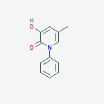 Structure of 3-HYDROXY-5-METHYL-N-PHENYL-2-1H-PYRIDONE