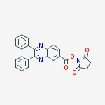 Structure of N-HYDROXYSUCCINIMIDYL-2,3-DIPHENYLQUINOXALINE-6-CARBOXYLATE