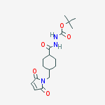 Structure of 4-(MALEIMIDOMETHYL)CYCLOHEXANE-1-CARBONYL-1-(TERT-BUTYL)CARBAZATE