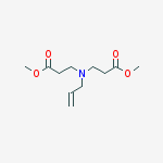 Structure of METHYL 3-[N-ALLYL-N-(2-METHOXYCARBONYLETHYL)]AMINOPROPIONATE