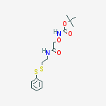 Structure of BOC-AOA-NH-(CH2)2-S-S-PYR