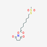 Structure of N-SUCCINIMIDYLOXYCARBONYLHEPTYL METHANETHIOSULFONATE