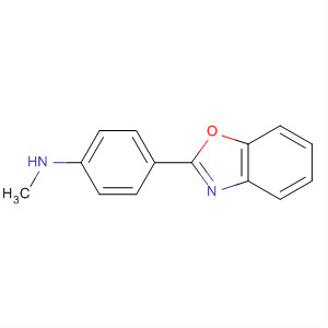 Benzenamine, 4-(2-benzoxazolyl)-N-methyl-结构式