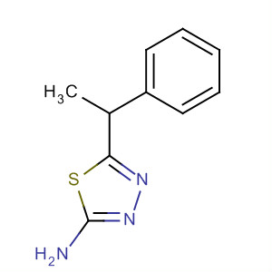 Structure of 1,3,4-Thiadiazol-2-amine, 5-(1-phenylethyl)-