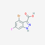 Structure of Butanamide, N-(5-bromo-6-chloro-1H-indazol-3-yl)-
