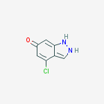 4-Chloro-1H-indazol-6-ol结构式