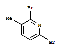 Structure of Dibromo picoline