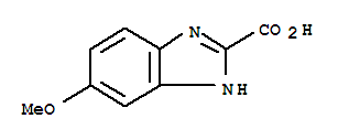Structure of 5-METHOXY-1H-BENZOIMIDAZOLE-2-CARBOXYLICACID