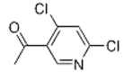 Structure of Ethanone, 1-(4,6-dichloro-3-pyridinyl)-