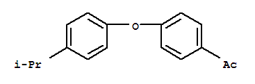 Structure of 1-[4-(4-ISOPROPYL-PHENOXY)-PHENYL]-ETHANONE