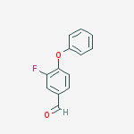 Structure of 3-Fluoro-4-phenoxy-benzaldehyde