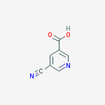 Structure of 5-CYANO-3-PYRIDINECARBOXYLIC ACID