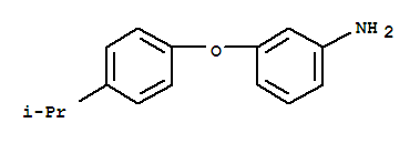 3-(4-ISOPROPYL-PHENOXY)-PHENYLAMINE结构式