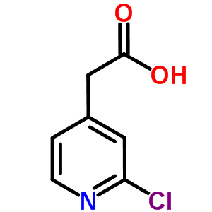 2-CHLOROL-4-PYRIDINE ACETIC ACID结构式