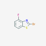 Structure of 2-BROMO-4-FLUORO-BENZOTHIAZOLE