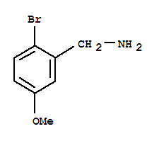 2-BROMO-5-METHOXYBENZYLAMINE结构式