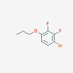 1-Bromo-2,3-difluoro-4-propoxybenzene结构式