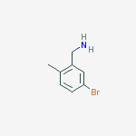 Structure of 5-bromo-2-methylbenzylamine