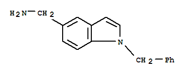 Structure of 1-BENZYL-1H-INDOL-5-METHYLAMINE