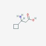 Structure of 3-AMINO-3-CYCLOBUTYLPROPANOIC ACID