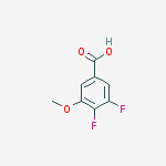 Structure of 4,5-DIFLUORO-3-METHOXYBENZOIC ACID
