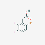 Structure of 2-(6-bromo-2,3-difluorophenyl)acetic Acid