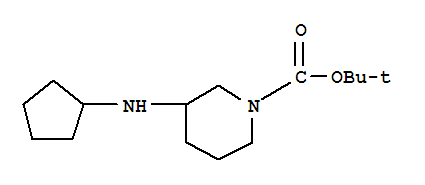 Structure of 1-BOC-3-CYCLOPENTYLAMINO-PIPERIDINE