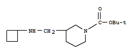 Structure of 1-BOC-3-CYCLOBUTYLAMINOMETHYL-PIPERIDINE