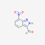 Structure of 7-Nitro-1H-indazole-3-carbaldehyde