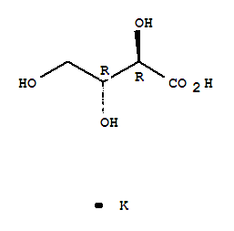 D-苏糖酸钾结构式